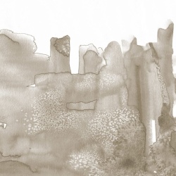 Fototapet, Watercolor City, Beige, Rebel Walls - Img 2