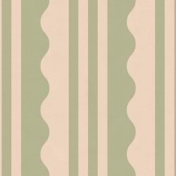 Fototapet, Wavy Stripe, Light Green, Rebel Walls - Img 2