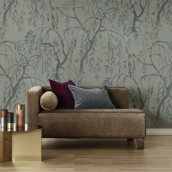 Fototapet, Weeping Willows, Jade, Rebel Walls