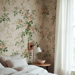 Fototapet, Wildflower Vista, Beige, Rebel Walls