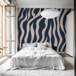 Fototapet, Zebra Lines, Blue & Pink, Rebel Walls - Img 4