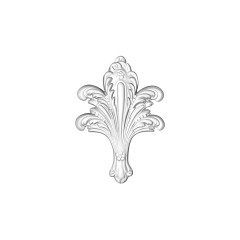 Ornament din poliuretan W817 - 22.5x15.9x2 cm - Img 1