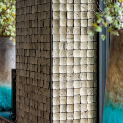 Panou decorativ 3D, Coconut, Tongkonan Natural, 6 placi 42x42cm, 1.05 mp - Img 6