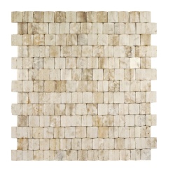 Panou decorativ 3D, Tec, Baileo White Wash, 6 placi 40x40cm, 0.96 mp - Img 2