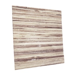 Panou decorativ 3D, Tec, Nipa Hut White Wash, 6 placi 42x42cm, 1.05 mp - Img 4