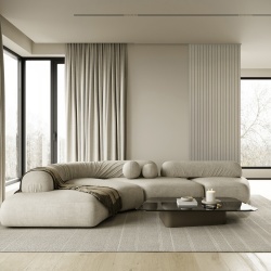 Profil dreapta pentru riflaj decorativ 3D Roca, Moonlight Grey, 6.9x2x270 cm - Img 2