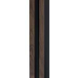 Profil dreapta pentru riflaj decorativ 3D Vasco, Walnut, 3.1x2.1x270 cm