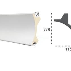 Profil scafa LED Flexibil KF706F - 11.5x11.5x200 cm - Img 2