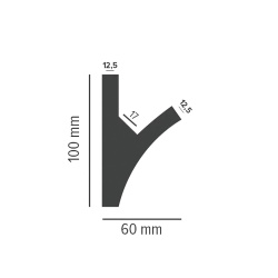 Profil scafa LED KD407 - 10x6x115 cm - Img 2