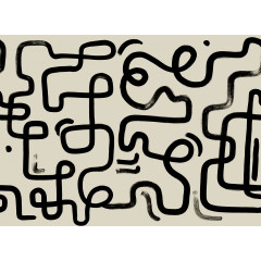 Tapet Artzy Path, Beige, Rebel Walls - Img 2