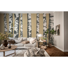 Tapet Birch Grove, Beige, Rebel Walls - Img 1