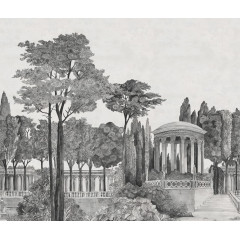 Tapet Chatsworth Park, Graphite, Rebel Walls - Img 2