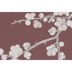 Tapet Chinoiserie Lace, Raspberry Red, Rebel Walls - Img 4