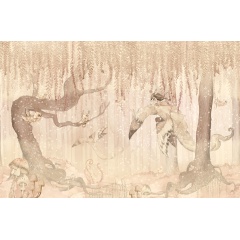 Tapet Dream Forest Girl, Sandy Pink, Rebel Walls - Img 2