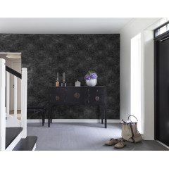 Tapet Elevation Lines, Black, Rebel Walls - Img 1