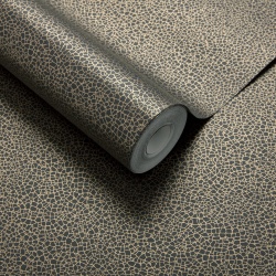 Tapet, Emile, Jet Black Luxury Crackle, 1838 Wallcoverings, 5.3mp / rola - Img 2