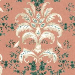 Tapet French Damask, Peach, Coordonne, 5mp / rola - Img 2
