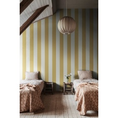 Tapet Happy Stripes, Mustard, Rebel Walls - Img 1