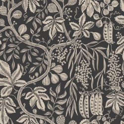 Tapet lavabil, Fig Garden Charcoal, Sandberg, 5.3mp / rola - Img 2