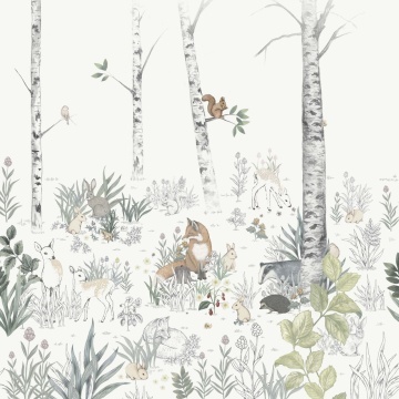 Tapet lavabil, Magic Forest Mural 7481, 1.3mp / rola - Img 1