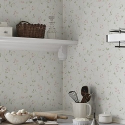 Tapet lavabil, Sanna Light Pink, Sandberg, 5.3mp / rola