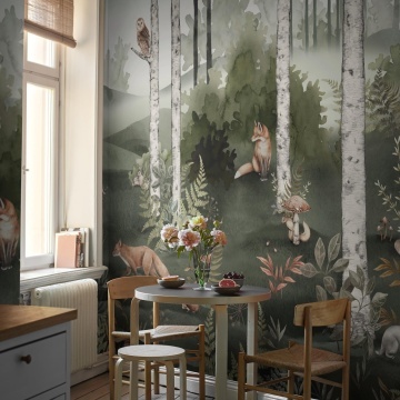 Tapet lavabil, Wild Forest Mural 6943, 1.3mp / rola - Img 1