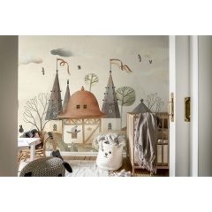 Tapet Rabbit Town, Autumn, Rebel Walls - Img 1