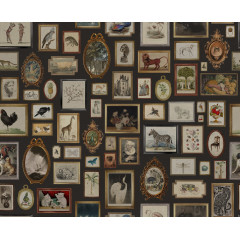 Tapet Vintage Frames, Black, Rebel Walls - Img 2