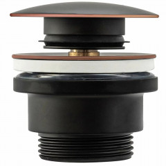Ventil lavoar Click-Clack universal negru periat Rea Old - Img 2