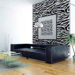 Vopsea decorativa pentru interior, efect JUNGLE: ZEBRA, finisaj satinat