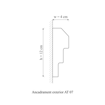 Ancadrament exterior AT07A-12x4x200cm - Img 2