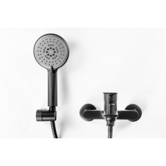 Baterie pentru cada cu set de dus Rea Mayson negru mat - Img 10