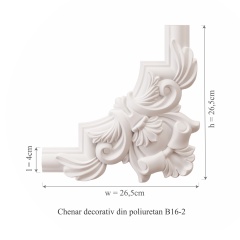 Chenar decorativ B16-2 - 26.5x26.5x2 cm - Img 2