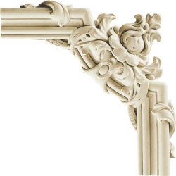 Chenar din poliuretan CR807A - 30x30x3.5 cm - Img 2