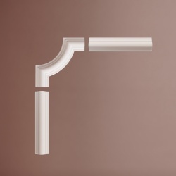 Chenar din poliuretan, Manavi, CR810C - 14.5x1.8x14.5 cm