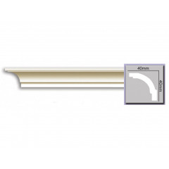 Cornisa decorativa din poliuretan P932 - 4x4x200 cm - Img 2