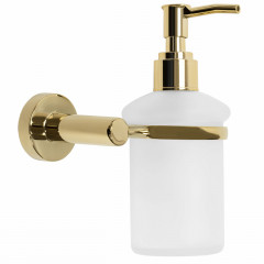 Dozator sapun lichid Rea 322212A finisaj alb - auriu - Img 2