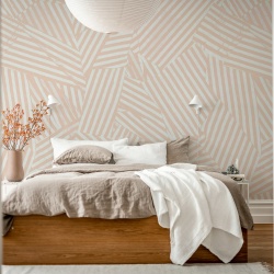Fototapet, Abstract Weave, Pink, Rebel Walls