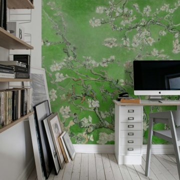 Fototapet, Almond Blossom, Green, Rebel Walls - Img 3