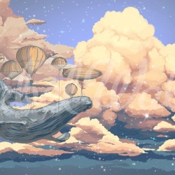 Fototapet, Among the Clouds, Rebel Walls - Img 2