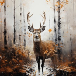 Fototapet Artistic Arche Cerf Rêve AC101