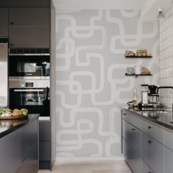 Fototapet, Artzy Lines, Gray, Rebel Walls - Img 4