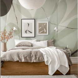 Fototapet, Asana, Green, Rebel Walls
