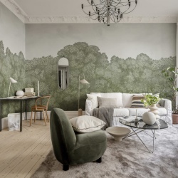 Fototapet, Belle Buisson, Green Vintage, Rebel Walls