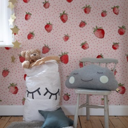 Fototapet, Berry Cute, Pink, Rebel Walls - Img 7