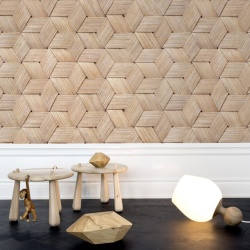 Fototapet, Birch Bark Braids, repetitiv, Rebel Walls - Img 4