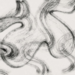 Fototapet, Blurry Stripes, Black & White, Rebel Walls - Img 2
