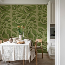 Fototapet, Bold Botanica, Light Green, Rebel Walls