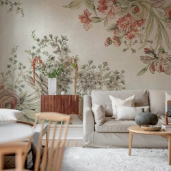 Fototapet, Bold Floral, Pink, Rebel Walls