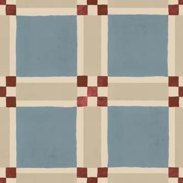Fototapet, Bold Grid, Light Blue, Rebel Walls - Img 2